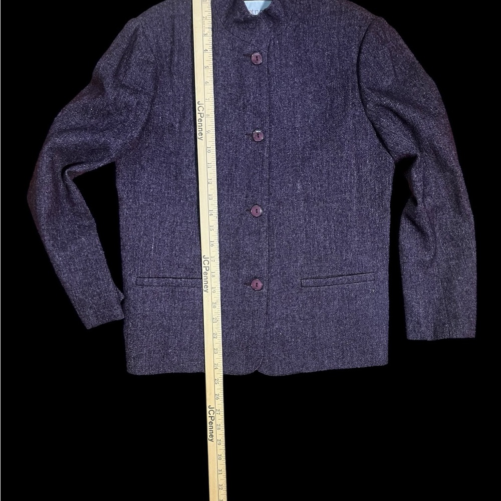 1990’s Classic Purple Wool Jacket - image 4